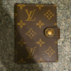 Louis Vuitton Brown and Gold Monogram Wallet